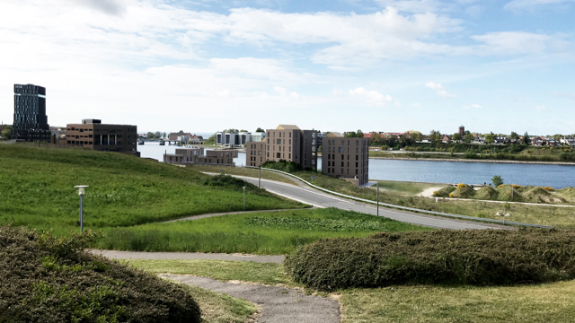 Plans for two of the building plots in the town's harbour